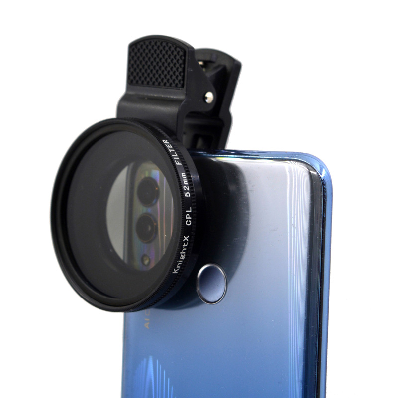 KnightX 52MM 스타 4 6 8 라인 렌즈 키트 카메라 필터 매크로 유니버설 렌즈 렌즈 아이폰 11 전화 모바일 안드로이드